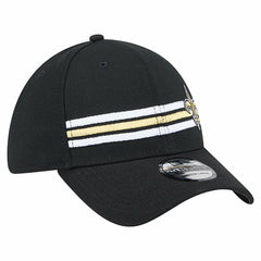 New Orleans Saints New Era Stripes 39THIRTY Flex Hat - Black - NFL