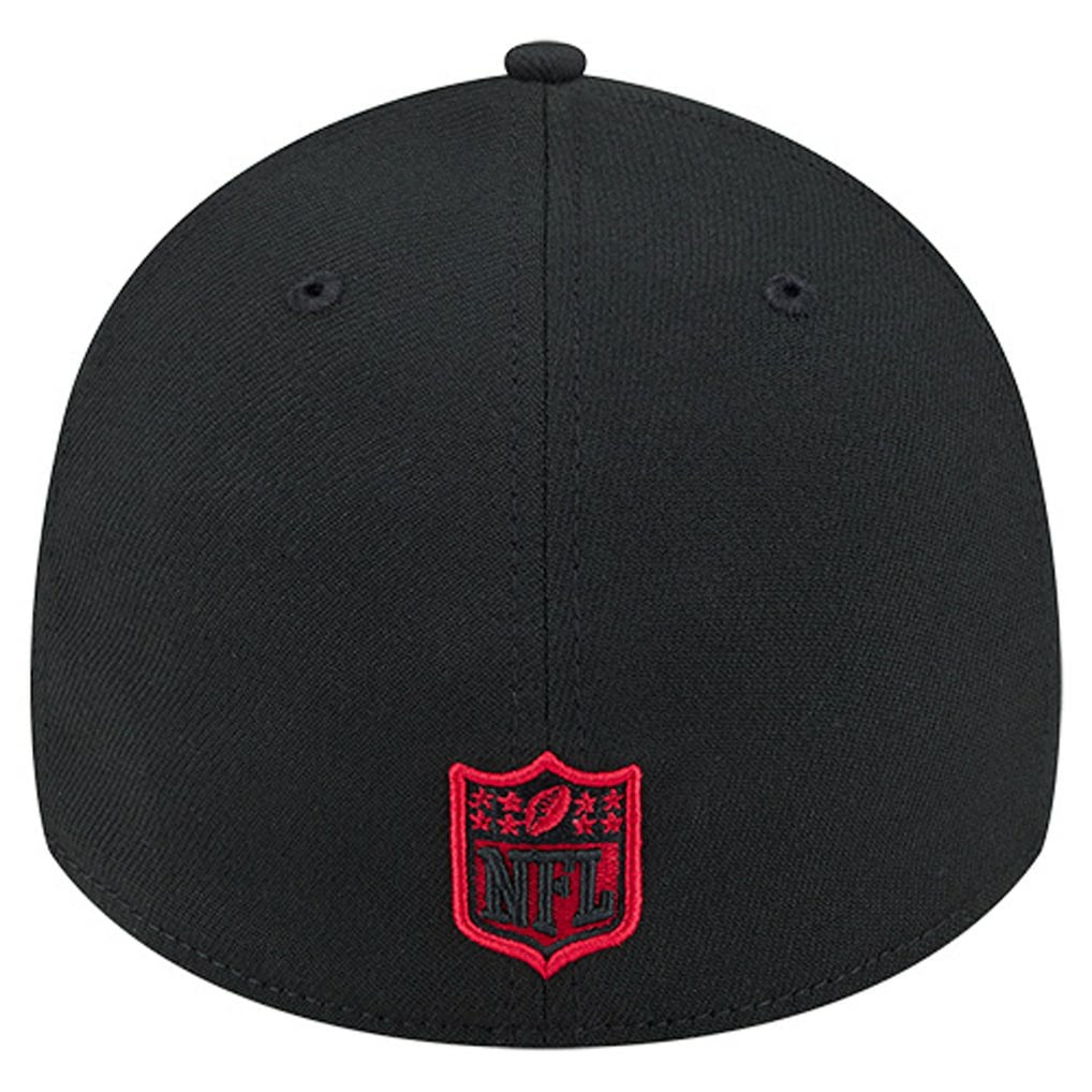 San Francisco 49ers New Era Stripes 39THIRTY Flex Hat - Black - NFL