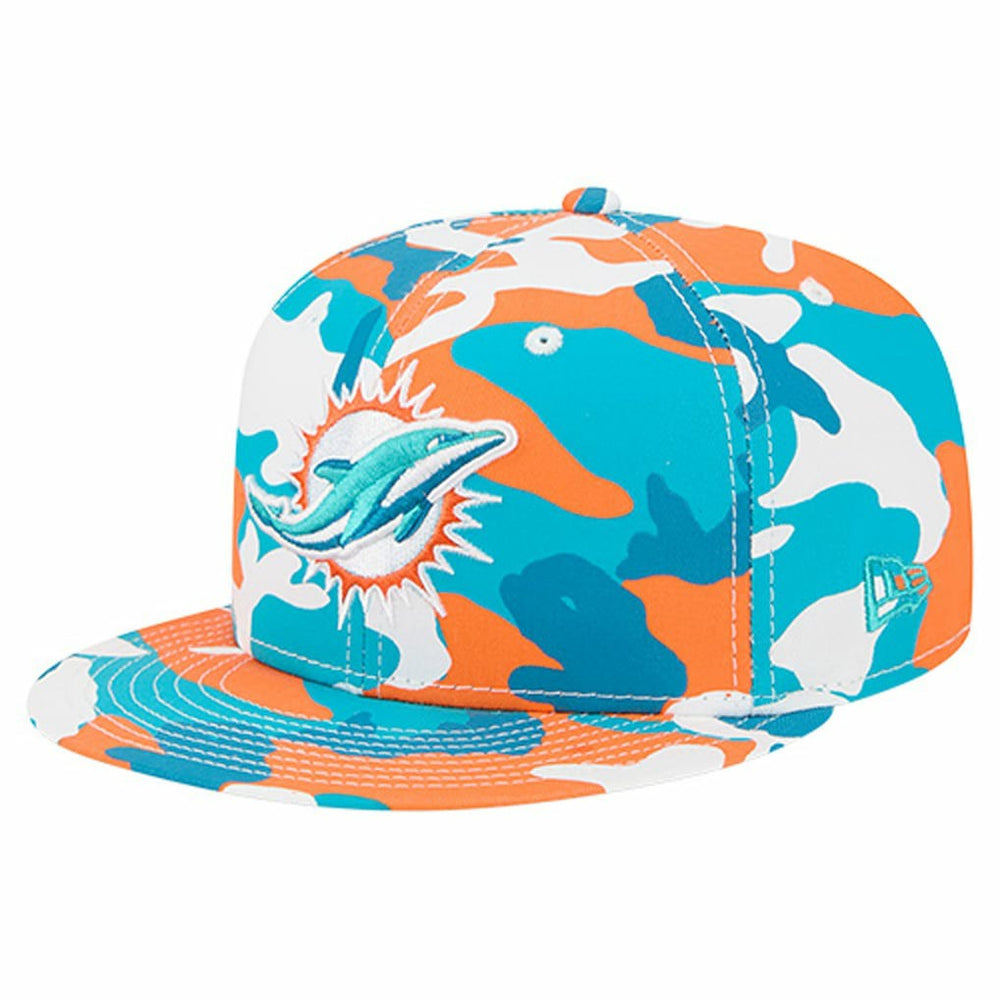 Miami Dolphins New Era 59FIFTY Fitted Hat - Orange/Aqua - NFL