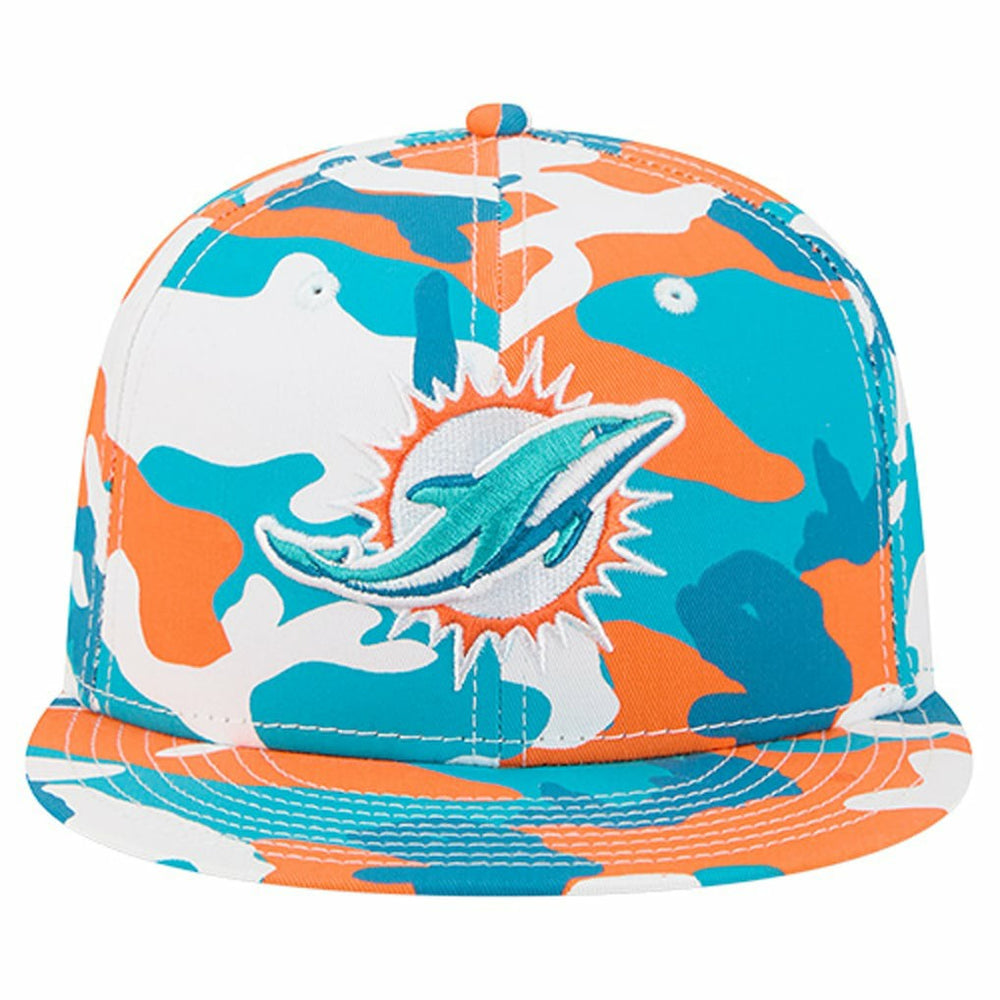 Miami Dolphins New Era 59FIFTY Fitted Hat - Orange/Aqua - NFL