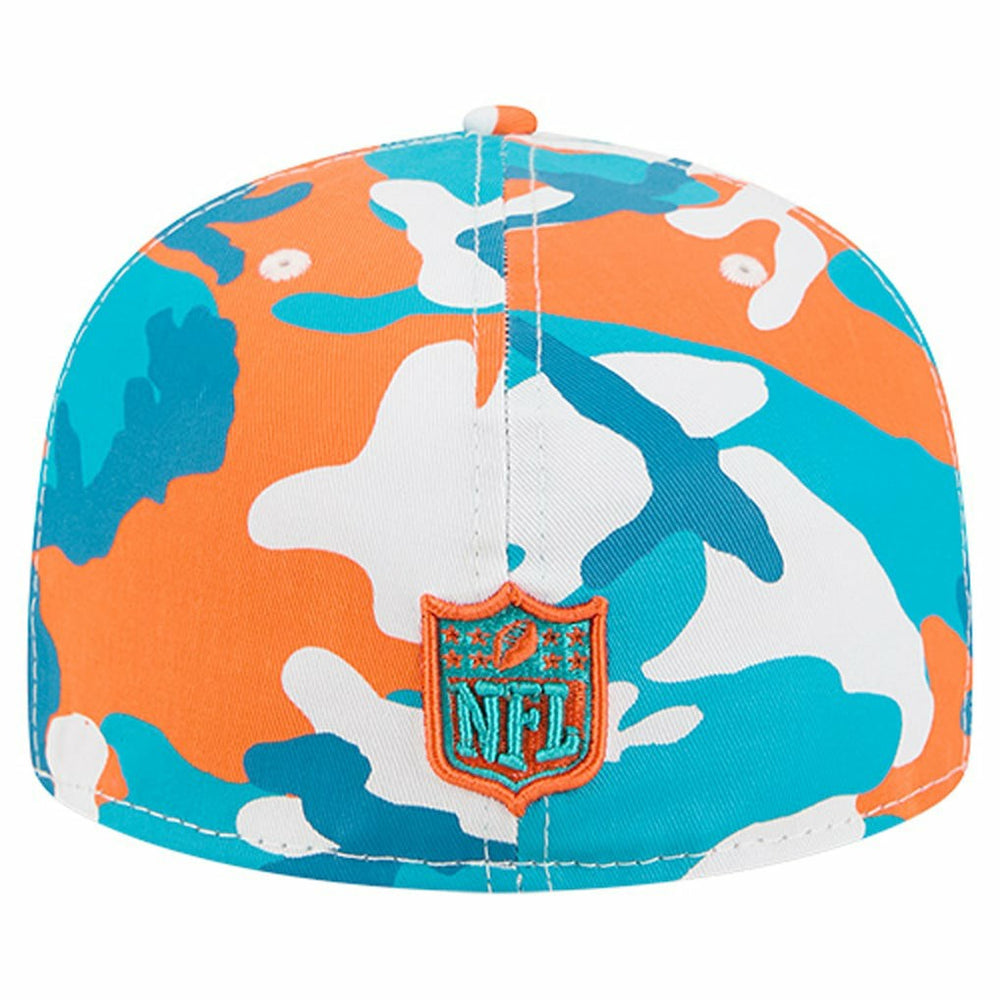 Miami Dolphins New Era 59FIFTY Fitted Hat - Orange/Aqua - NFL