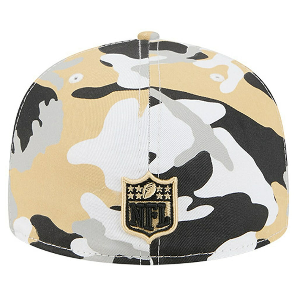 New Orleans Saints New Era 59FIFTY Fitted Hat - Gold/Black - NFL