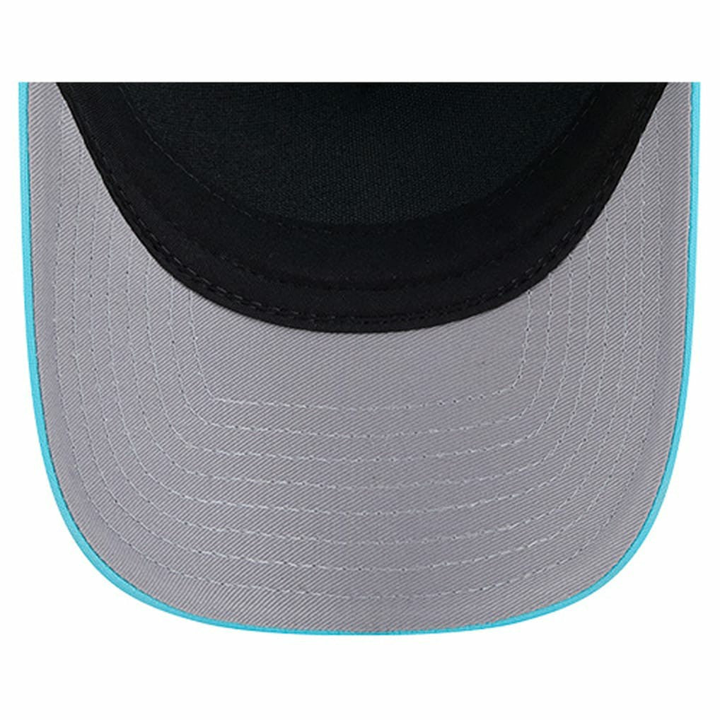 Miami Dolphins New Era Gas Station 9FORTY A-Frame M-Crown Adjustable Trucker Hat - Aqua - NFL