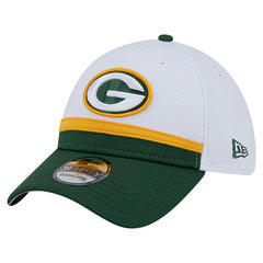 Green Bay Packers New Era Dashmark Rays 39THIRTY Flex Hat - White/Green - NFL