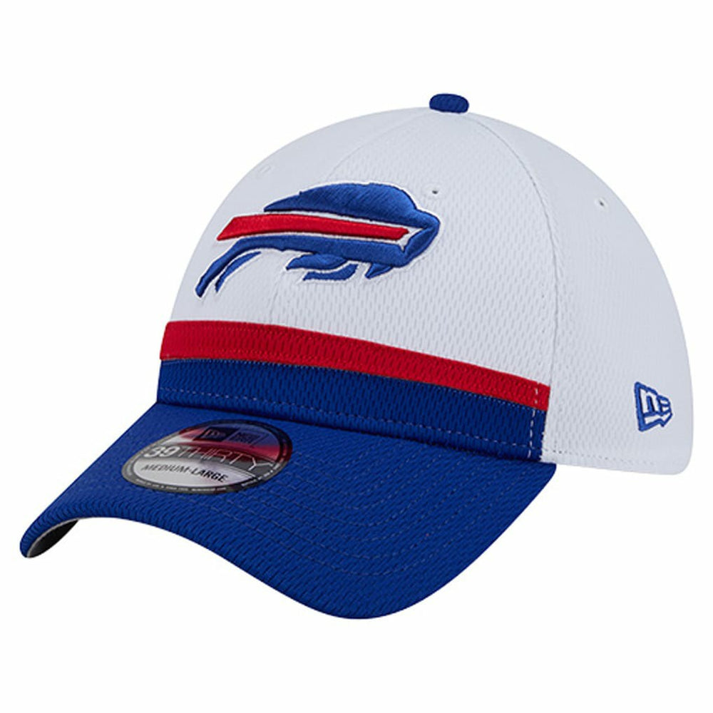 Buffalo Bills New Era Dashmark Rays 39THIRTY Flex Hat - White/Royal - NFL