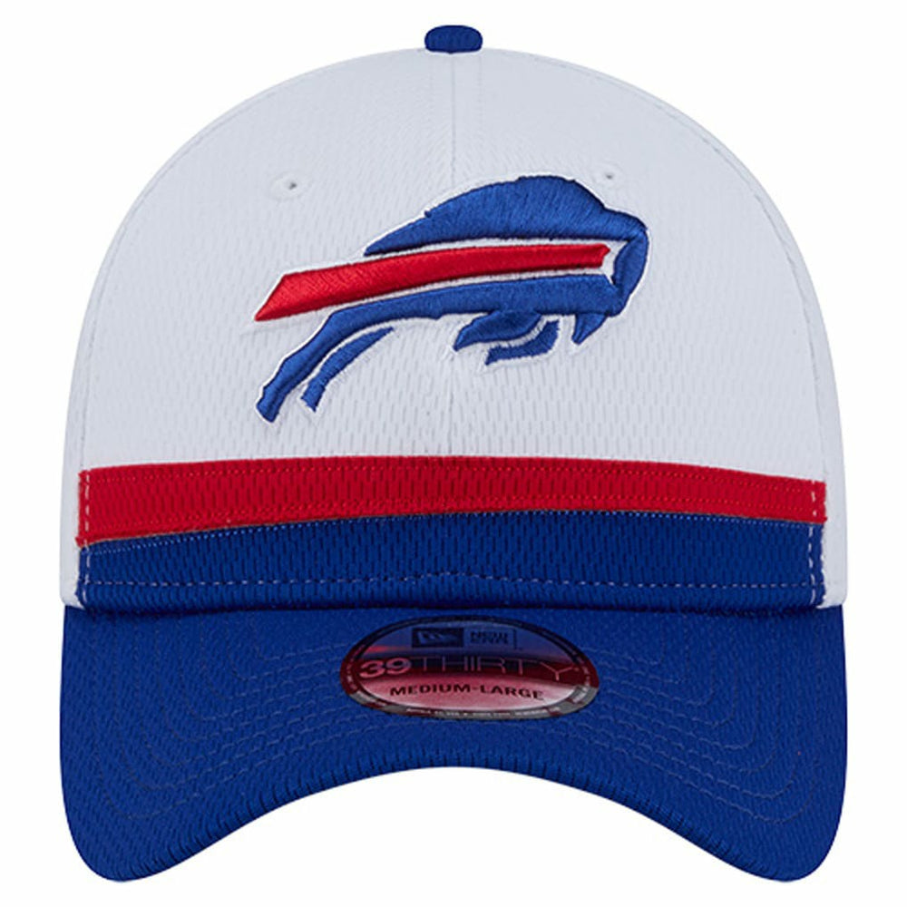 Buffalo Bills New Era Dashmark Rays 39THIRTY Flex Hat - White/Royal - NFL