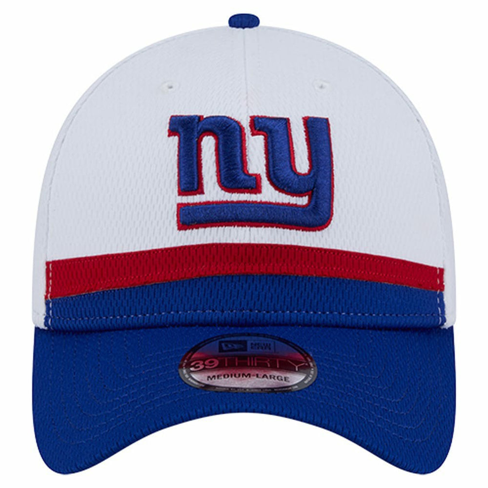 New York Giants New Era Dashmark Rays 39THIRTY Flex Hat - White/Royal - NFL