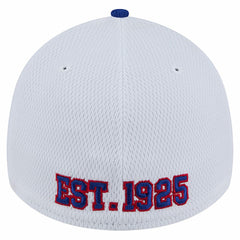 New York Giants New Era Dashmark Rays 39THIRTY Flex Hat - White/Royal - NFL