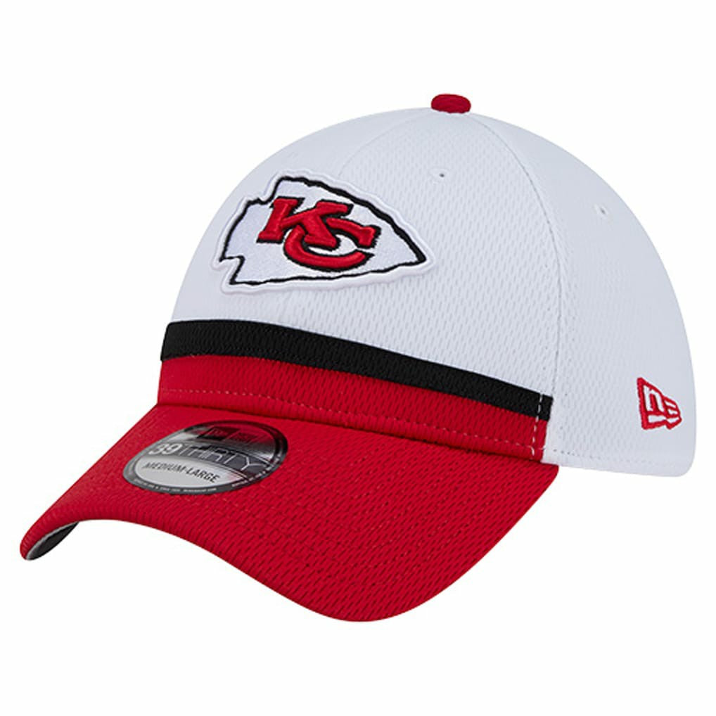 Kansas City Chiefs New Era Dashmark Rays 39THIRTY Flex Hat - White/Red - NFL
