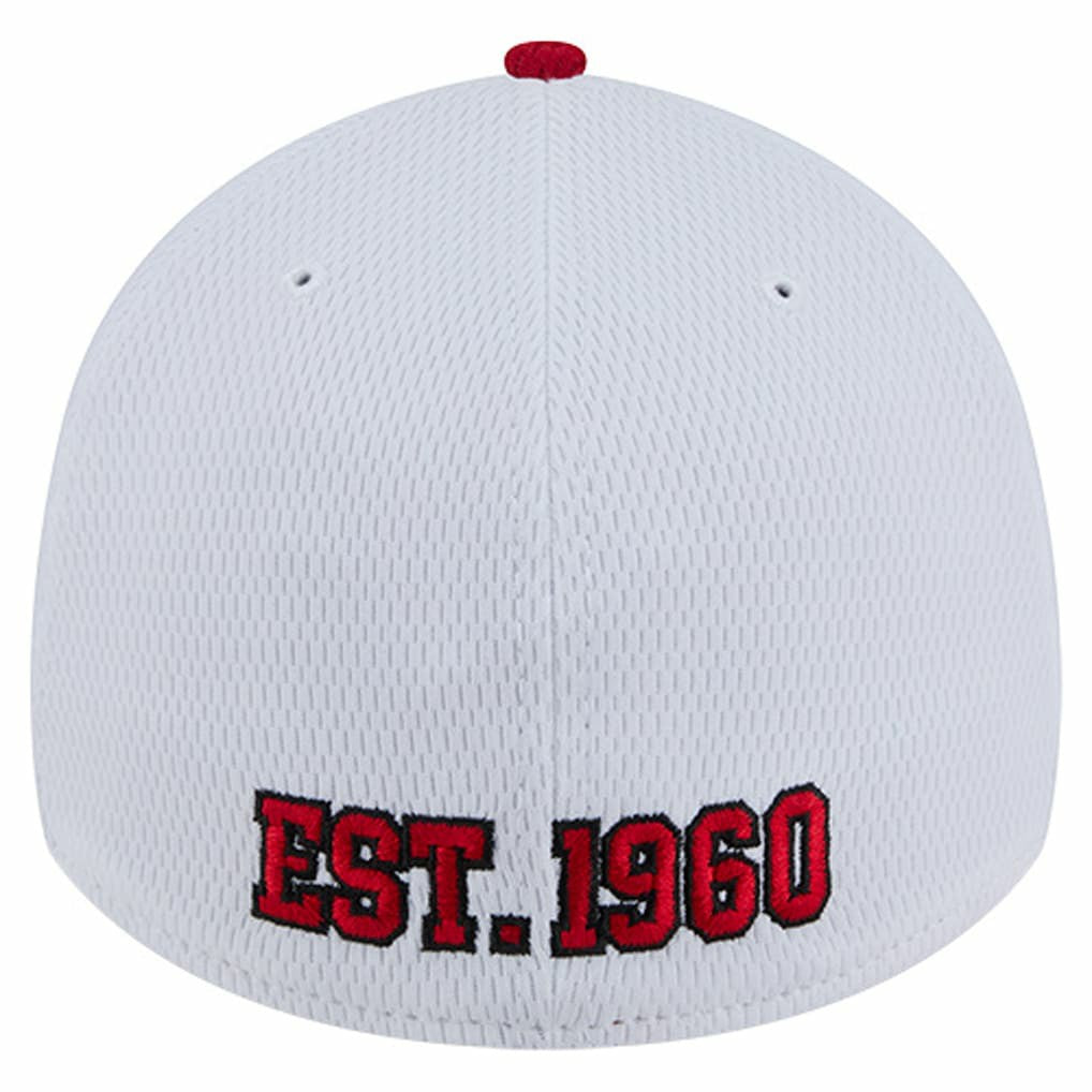 Kansas City Chiefs New Era Dashmark Rays 39THIRTY Flex Hat - White/Red - NFL