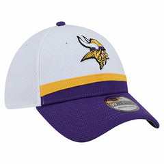 Minnesota Vikings New Era Dashmark Rays 39THIRTY Flex Hat - White/Purple - NFL