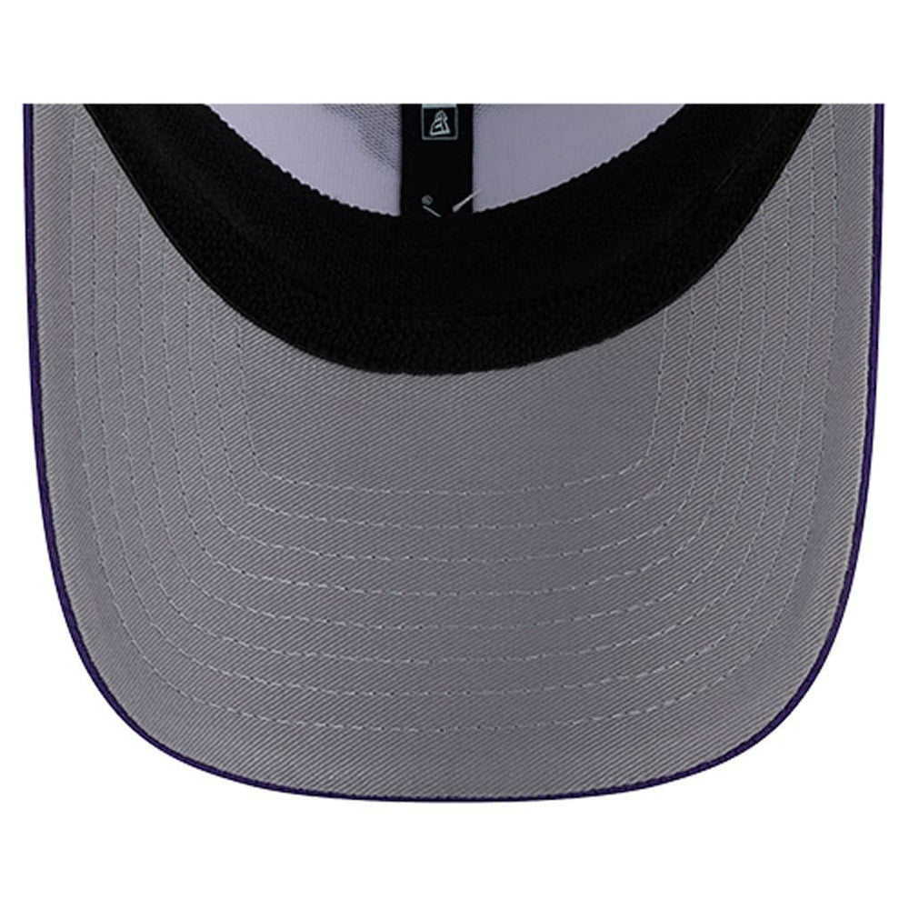 Minnesota Vikings New Era Dashmark Rays 39THIRTY Flex Hat - White/Purple - NFL