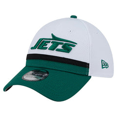 New York Jets New Era Dashmark Rays 39THIRTY Flex Hat - White/Green - NFL