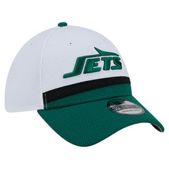 New York Jets New Era Dashmark Rays 39THIRTY Flex Hat - White/Green - NFL