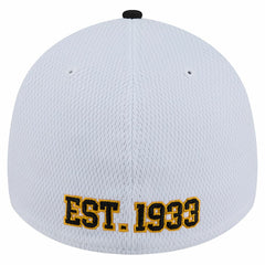 Pittsburgh Steelers New Era Dashmark Rays 39THIRTY Flex Hat - White/Black - NFL