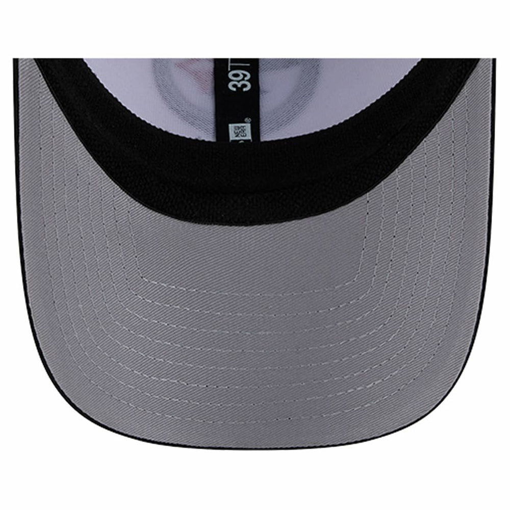 Pittsburgh Steelers New Era Dashmark Rays 39THIRTY Flex Hat - White/Black - NFL