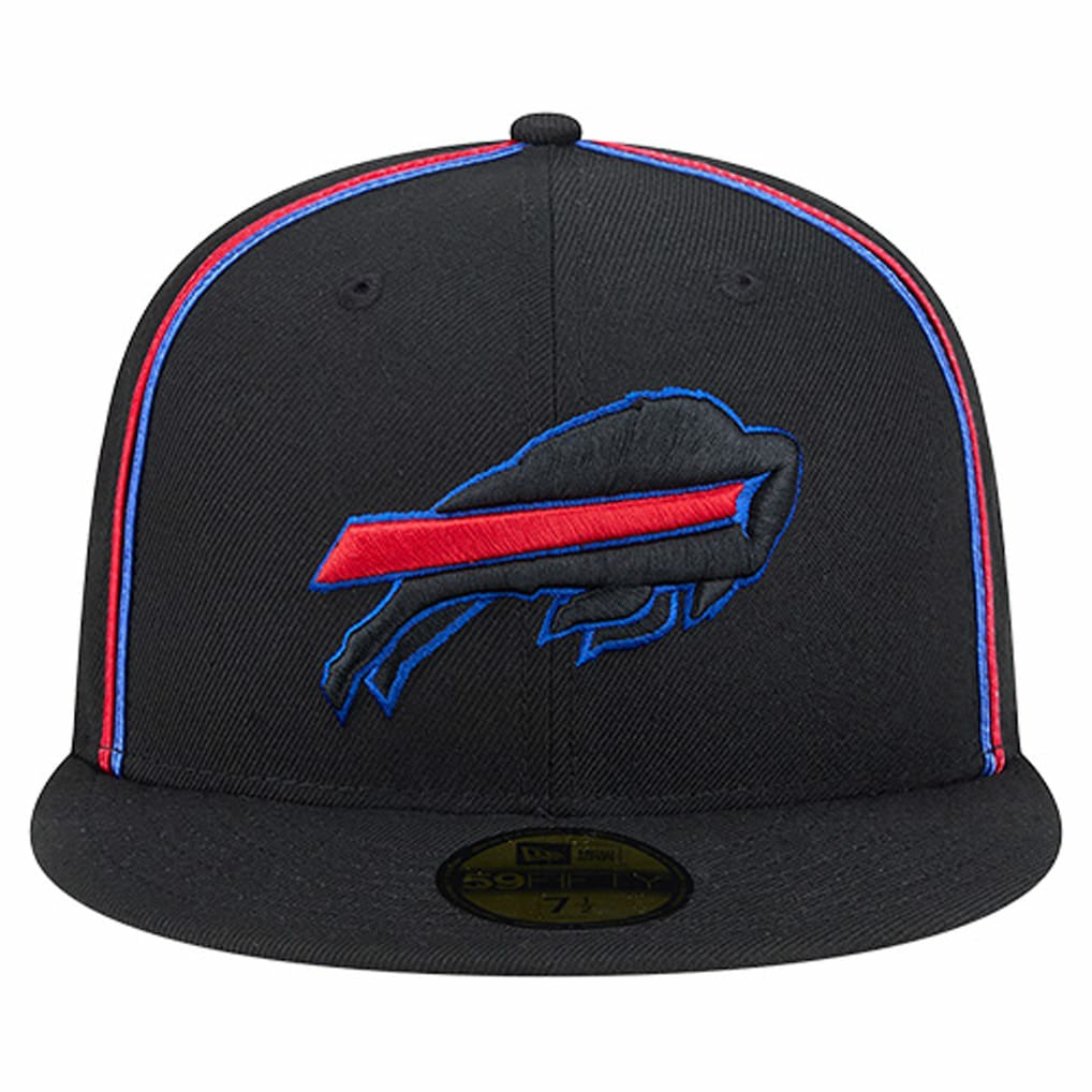 Buffalo Bills New Era Soutache 59FIFTY Fitted Hat - Black - NFL