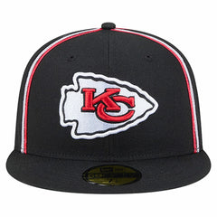 Kansas City Chiefs New Era Soutache 59FIFTY Fitted Hat - Black - NFL