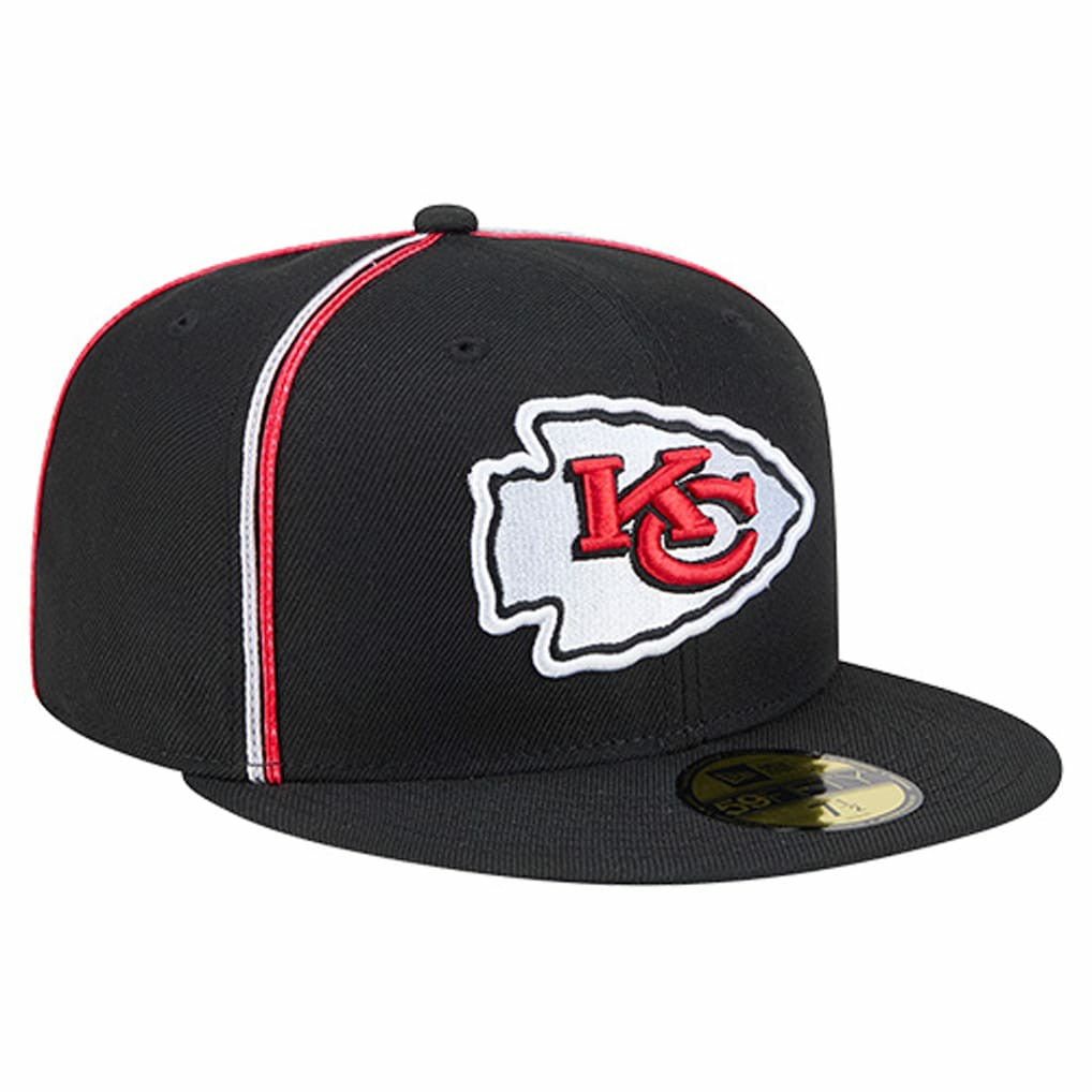 Kansas City Chiefs New Era Soutache 59FIFTY Fitted Hat - Black - NFL