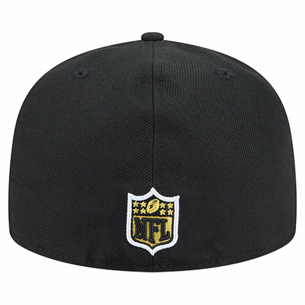 Pittsburgh Steelers New Era Soutache 59FIFTY Fitted Hat - Black - NFL