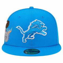 Detroit Lions New Era Group Chat 59FIFTY Fitted Hat - Blue - NFL