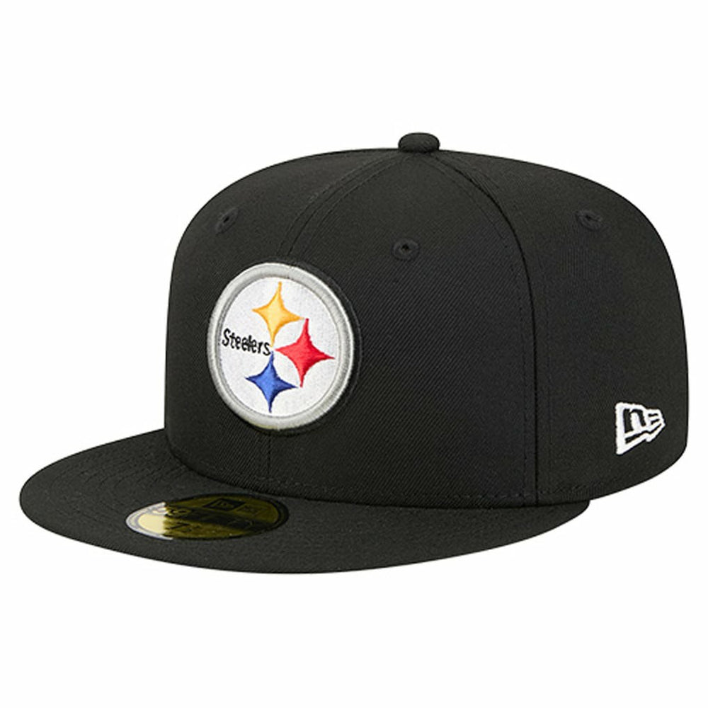 Pittsburgh Steelers New Era Group Chat 59FIFTY Fitted Hat - Black - NFL