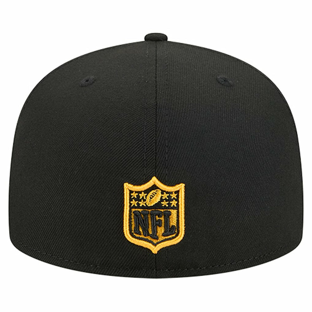 Pittsburgh Steelers New Era Group Chat 59FIFTY Fitted Hat - Black - NFL