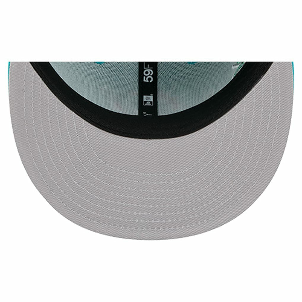 Miami Dolphins New Era Group Chat 59FIFTY Fitted Hat - Aqua - NFL
