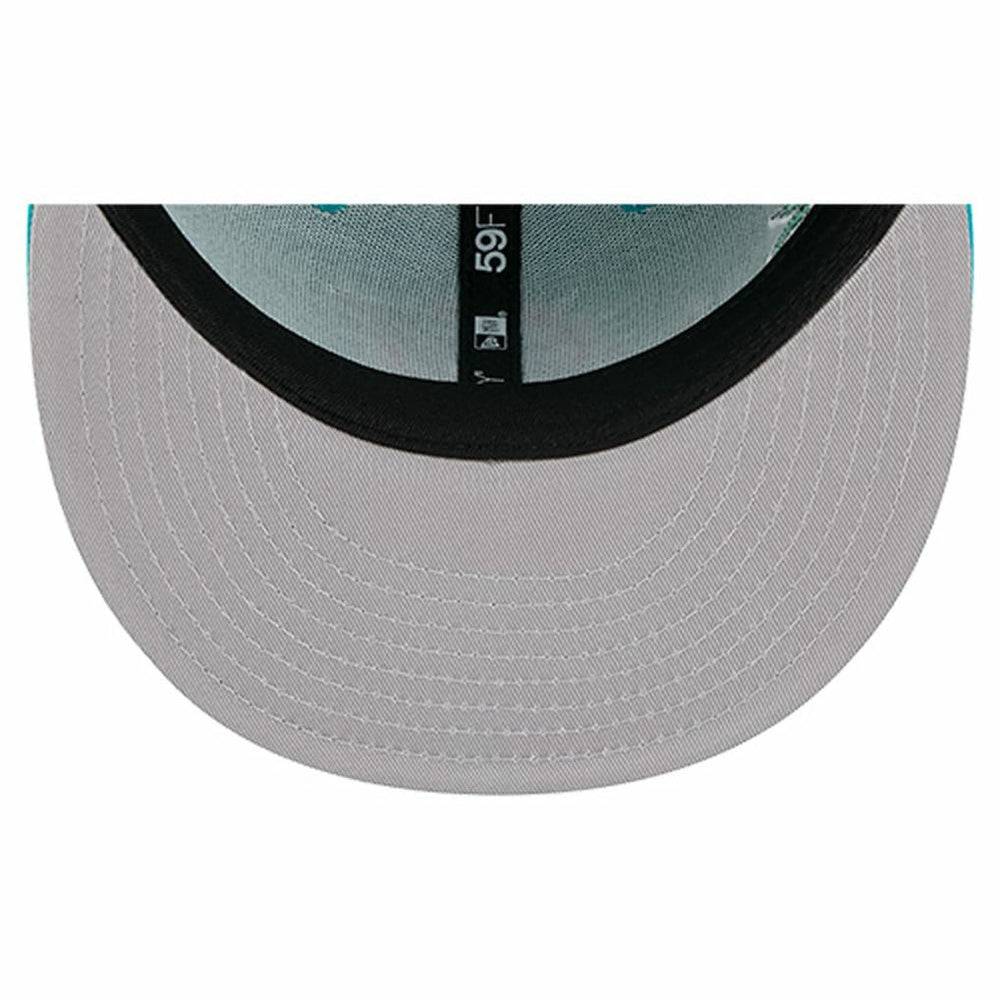 Miami Dolphins New Era Group Chat 59FIFTY Fitted Hat - Aqua - NFL