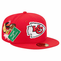 Kansas City Chiefs New Era Group Chat 59FIFTY Fitted Hat - Red - NFL