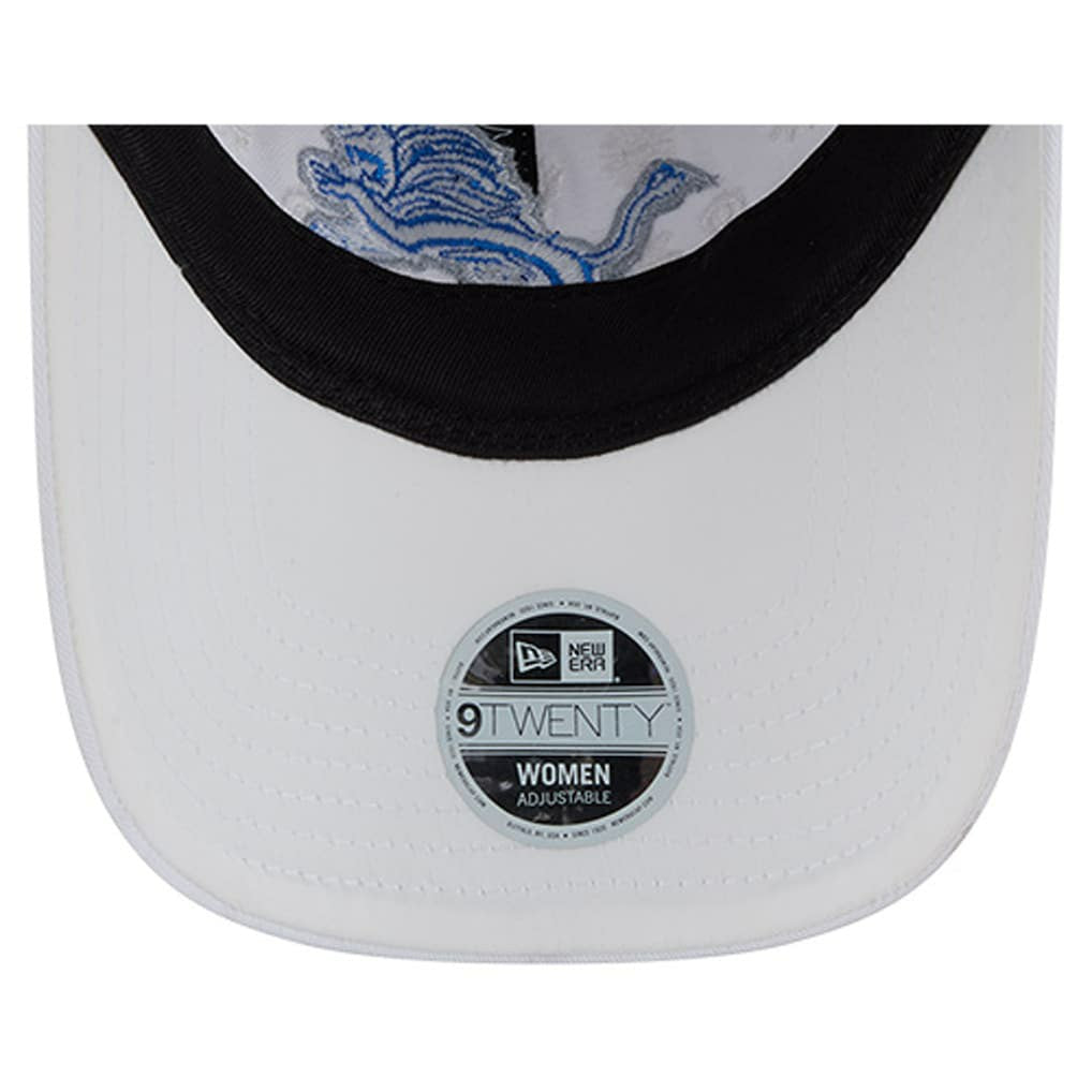Detroit Lions New Era Women's Floral 9TWENTY Adjustable Hat - White - NFL
