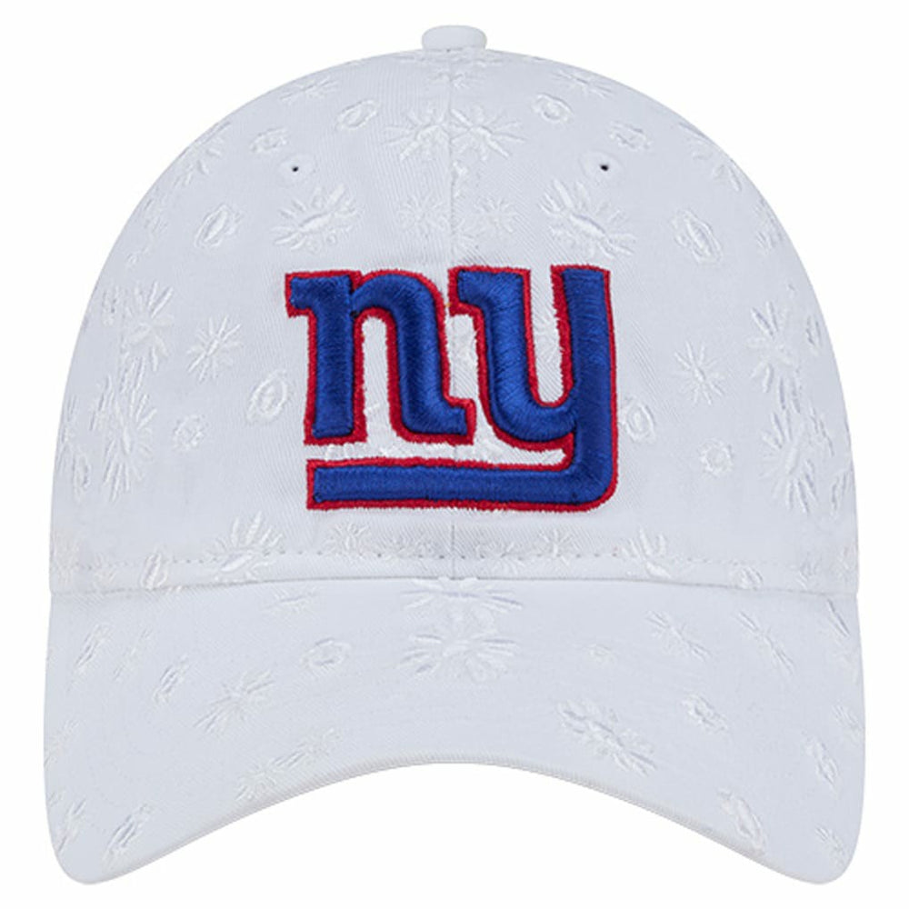 New York Giants New Era Women's Floral 9TWENTY Adjustable Hat - White - NFL