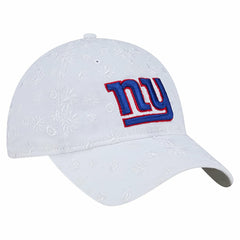 New York Giants New Era Women's Floral 9TWENTY Adjustable Hat - White - NFL