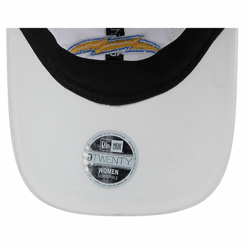 Los Angeles Chargers New Era Women's Floral 9TWENTY Adjustable Hat - White - NFL