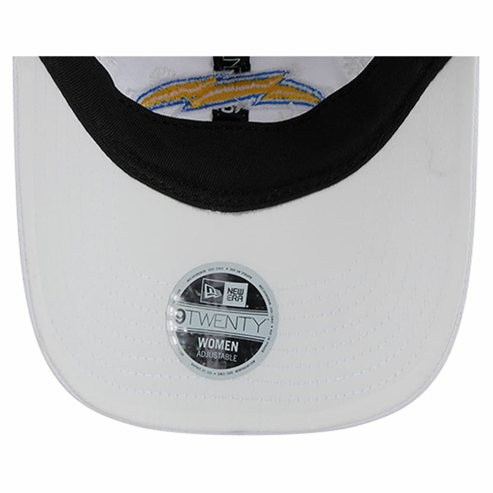 Los Angeles Chargers New Era Women's Floral 9TWENTY Adjustable Hat - White - NFL
