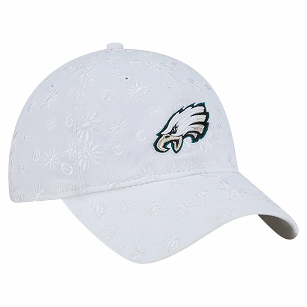 Philadelphia Eagles New Era Women's Floral 9TWENTY Adjustable Hat - White - NFL