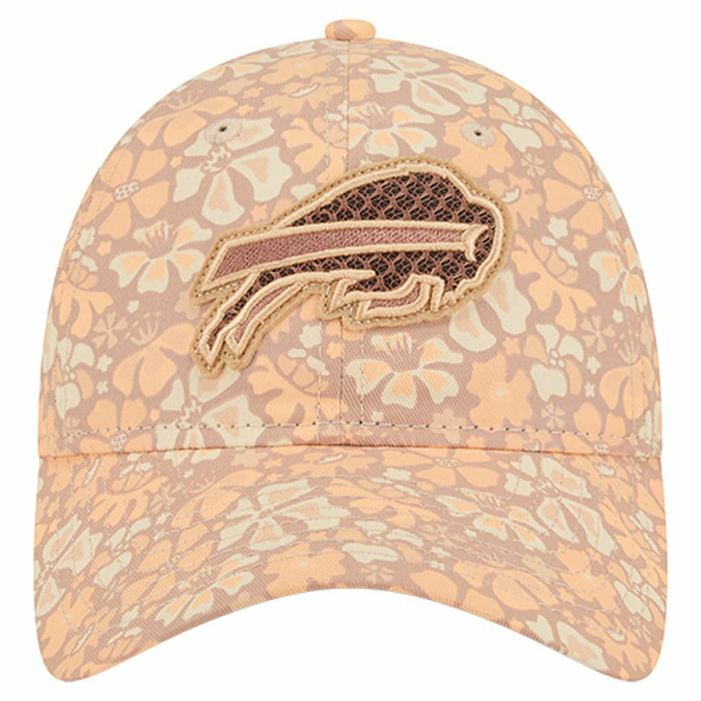 Buffalo Bills New Era Women's Floral 9TWENTY Adjustable Hat - Tan - NFL
