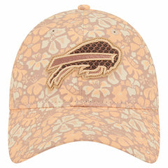 Buffalo Bills New Era Women's Floral 9TWENTY Adjustable Hat - Tan - NFL