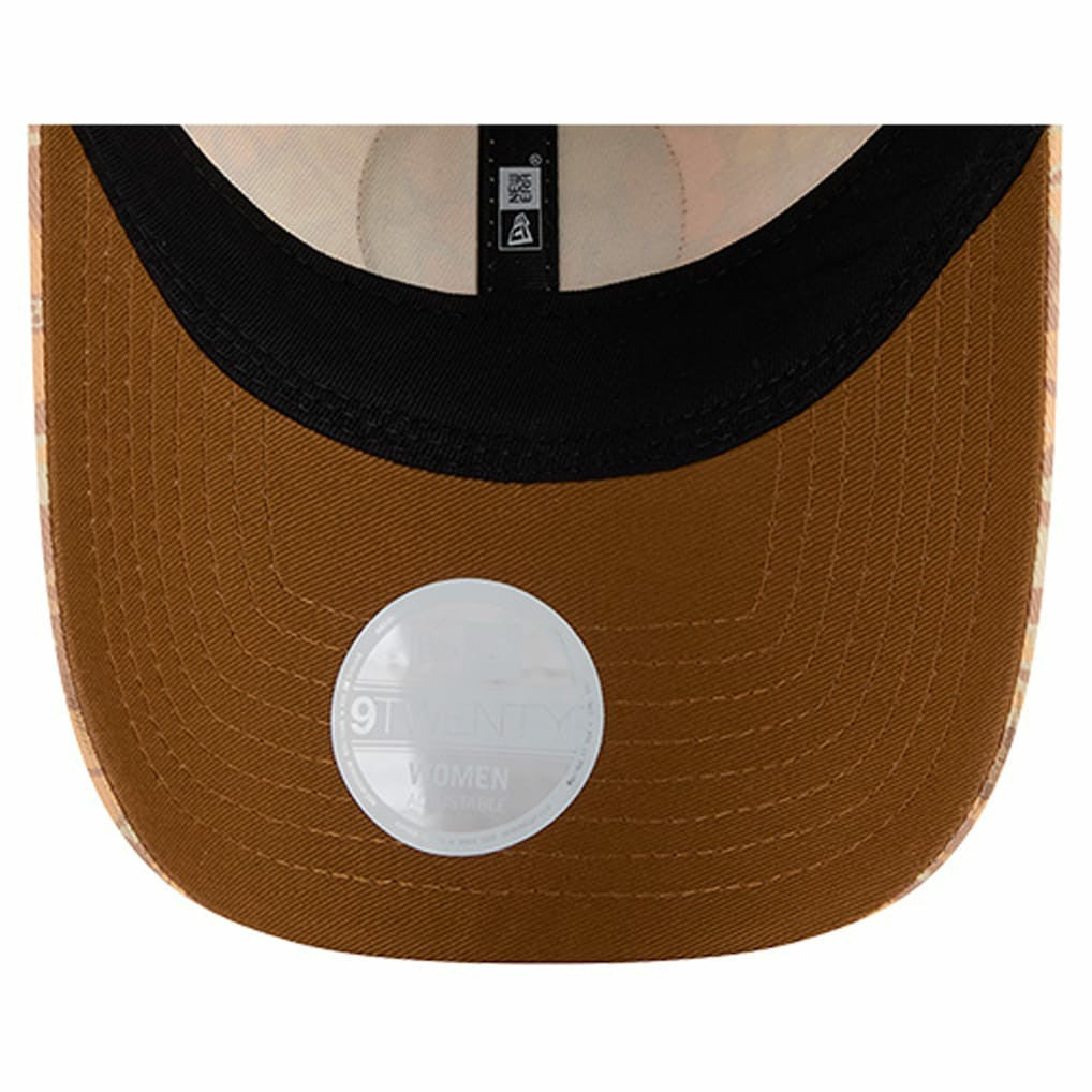 Pittsburgh Steelers New Era Women's Floral 9TWENTY Adjustable Hat - Tan - NFL