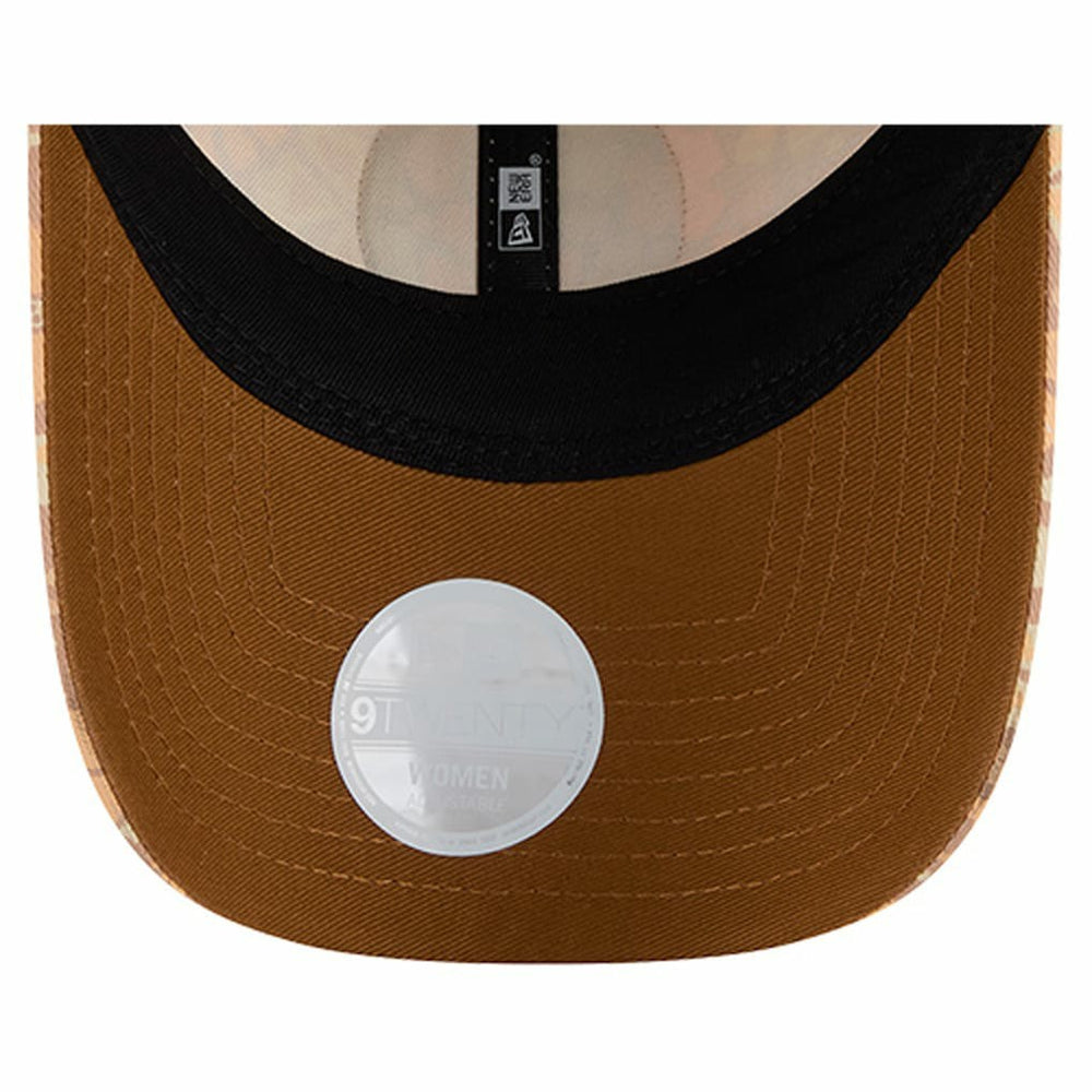 Pittsburgh Steelers New Era Women's Floral 9TWENTY Adjustable Hat - Tan - NFL