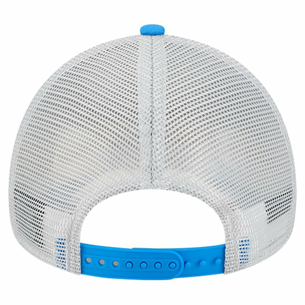 Detroit Lions New Era Women's Friendship Bracelet 9FORTY Adjustable Hat - White/Blue - NFL