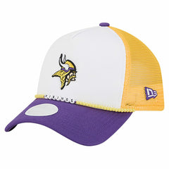 Minnesota Vikings New Era Women's Friendship Bracelet 9FORTY Adjustable Hat - White/Purple - NFL