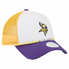 Minnesota Vikings New Era Women's Friendship Bracelet 9FORTY Adjustable Hat - White/Purple - NFL