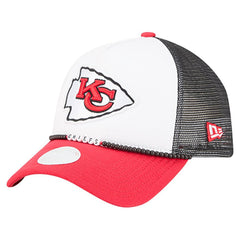 Kansas City Chiefs New Era Women's Friendship Bracelet 9FORTY Adjustable Hat - White/Red - NFL