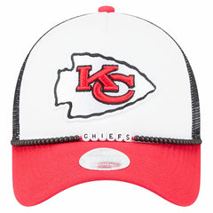 Kansas City Chiefs New Era Women's Friendship Bracelet 9FORTY Adjustable Hat - White/Red - NFL