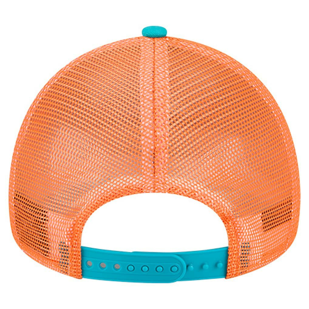 Miami Dolphins New Era Women's Friendship Bracelet 9FORTY Adjustable Hat - White/Aqua - NFL