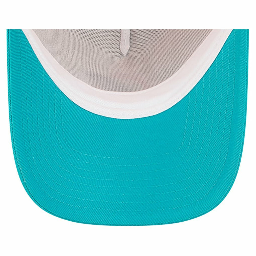 Miami Dolphins New Era Women's Friendship Bracelet 9FORTY Adjustable Hat - White/Aqua - NFL