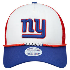 New York Giants New Era Women's Friendship Bracelet 9FORTY Adjustable Hat - White/Royal - NFL