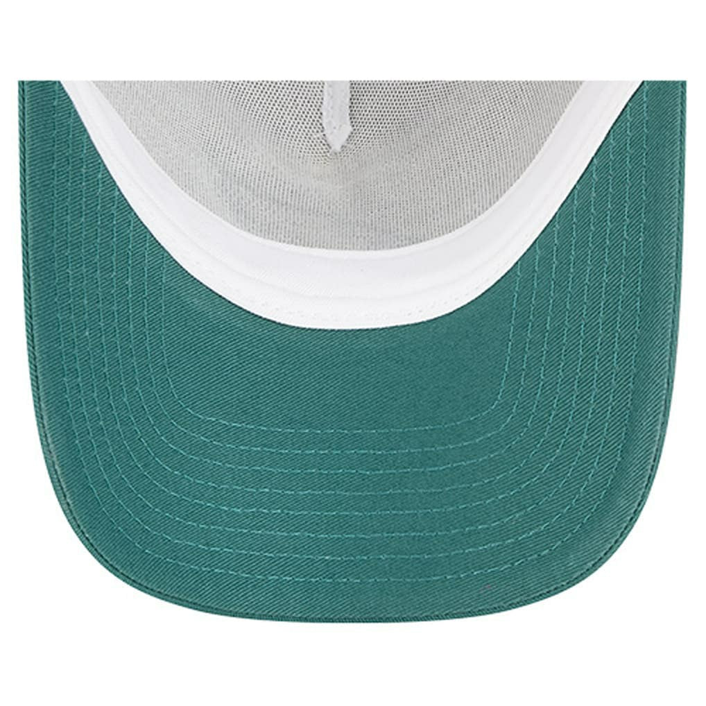 Philadelphia Eagles New Era Women's Friendship Bracelet 9FORTY Adjustable Hat - White/Midnight Green - NFL