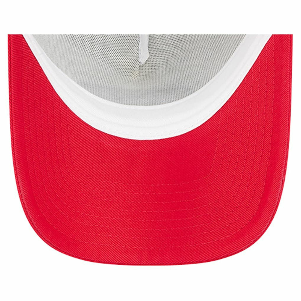 San Francisco 49ers New Era Women's Friendship Bracelet 9FORTY Adjustable Hat - White/Scarlet - NFL